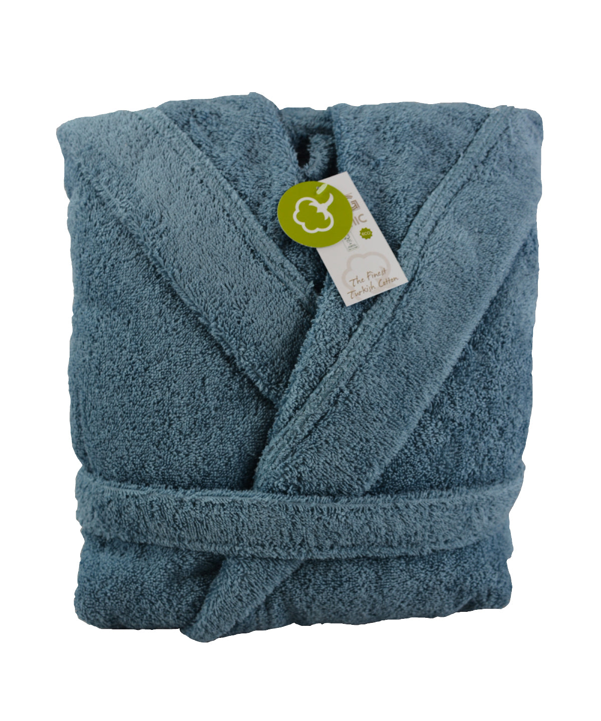 Personalised Robes - Dark Blue A&R Towels ARTG® organic bathrobe with hood