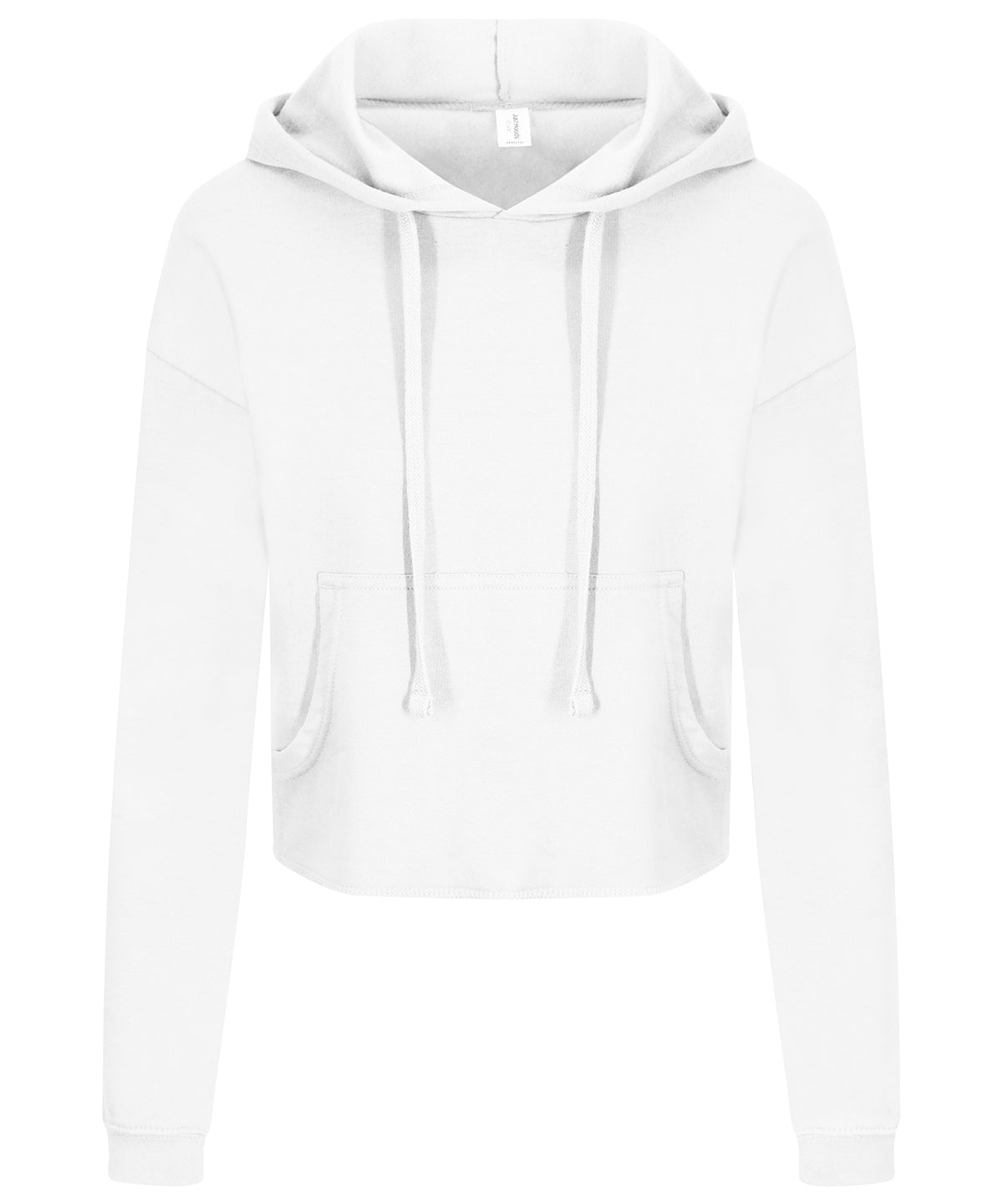 Personalised Hoodies - White AWDis Just Hoods Women's cropped hoodie