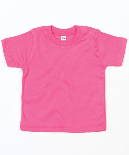 Personalised T-Shirts - Mid Pink Babybugz Baby T