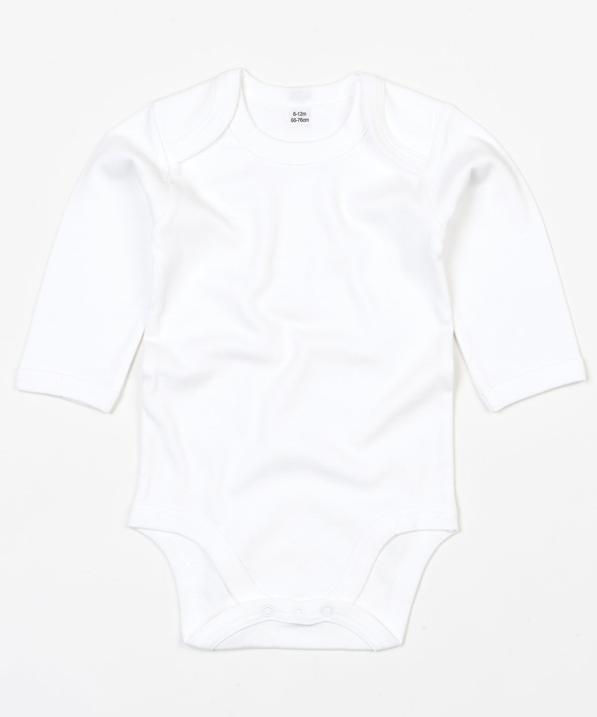 Personalised Bodysuits - Light Blue Babybugz Baby organic long sleeve bodysuit
