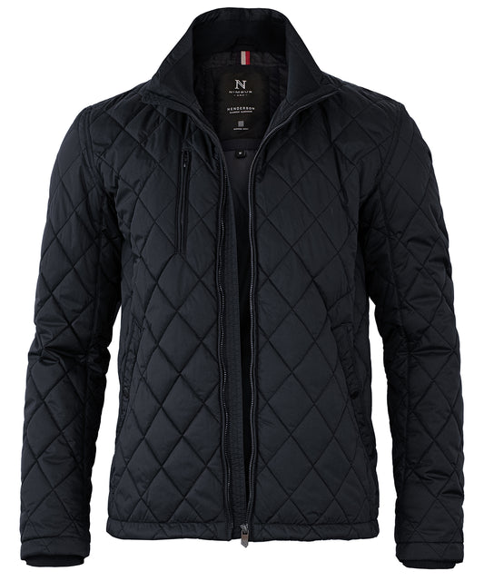Personalised Jackets - Navy Nimbus Henderson – stylish diamond quilted jacket