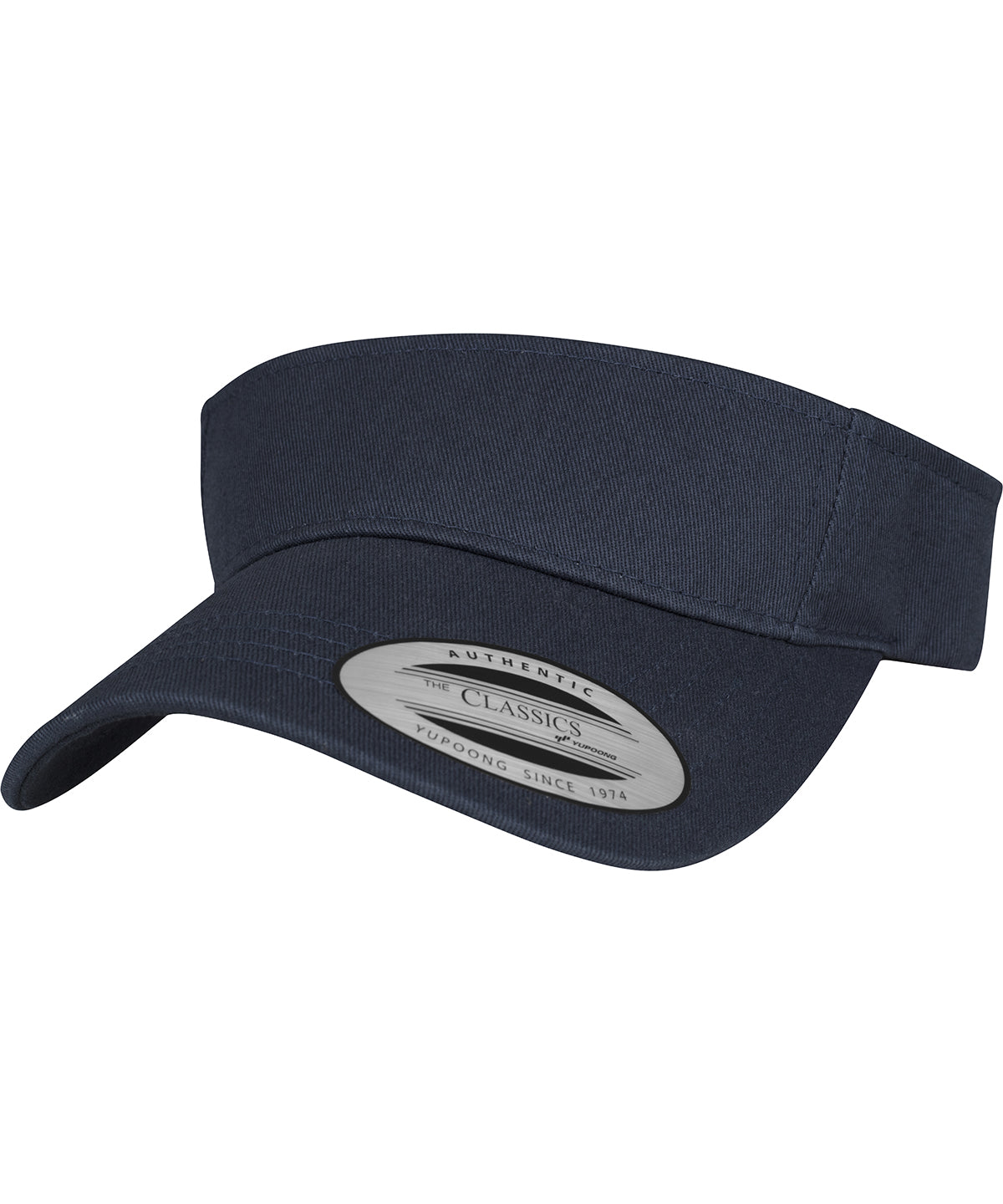 Personalised Caps - Navy Flexfit by Yupoong Curved visor cap (8888)