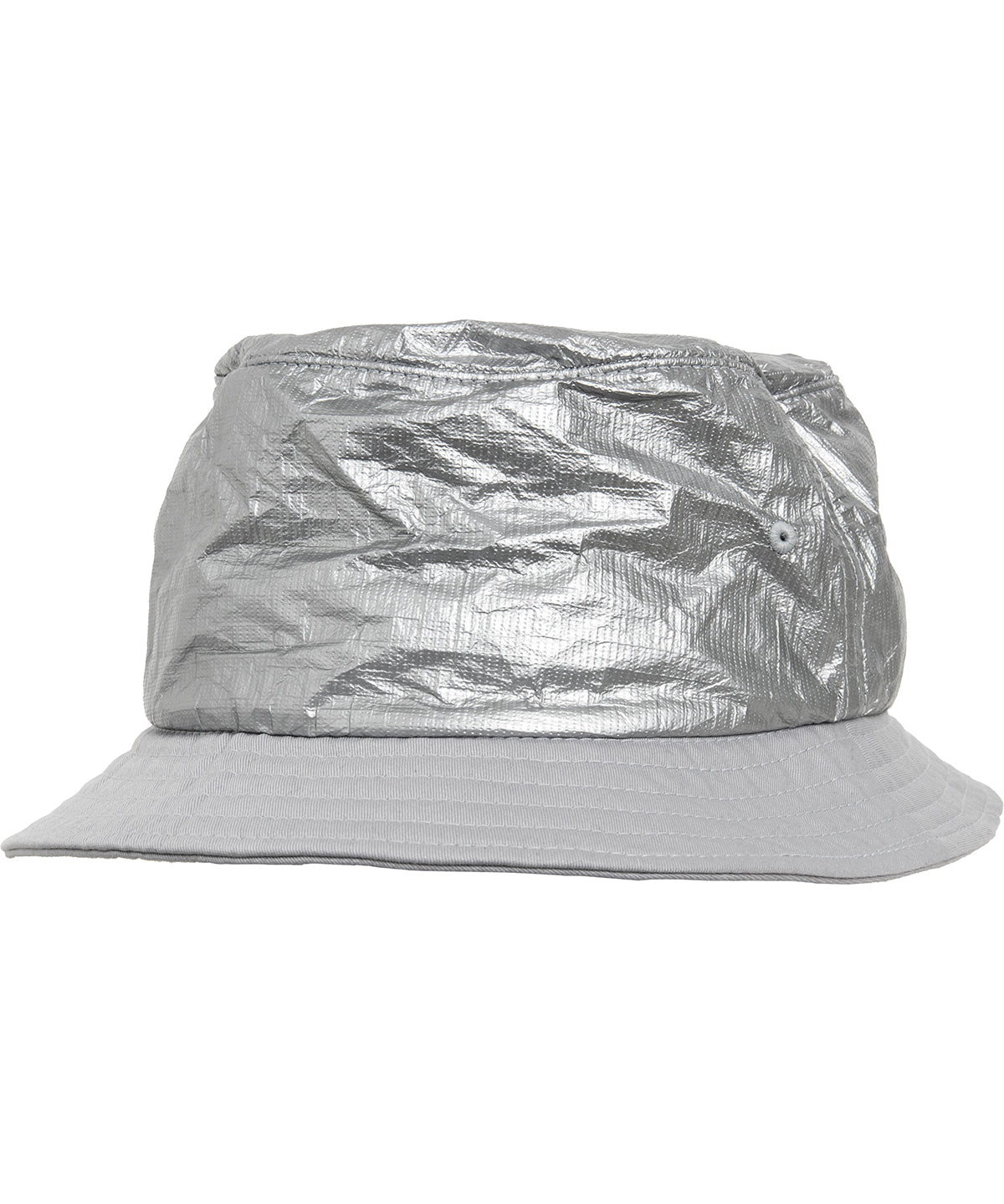 Personalised Hats - Silver Flexfit by Yupoong Crinkled paper bucket hat (5003CP)