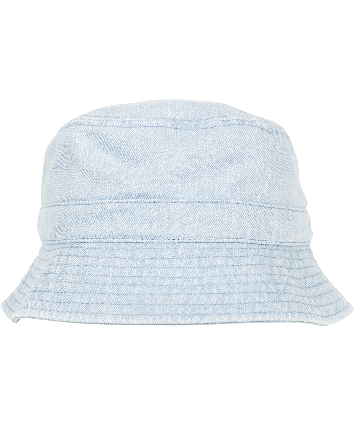 Personalised Hats - Light Blue Flexfit by Yupoong Denim bucket hat (5003DB)