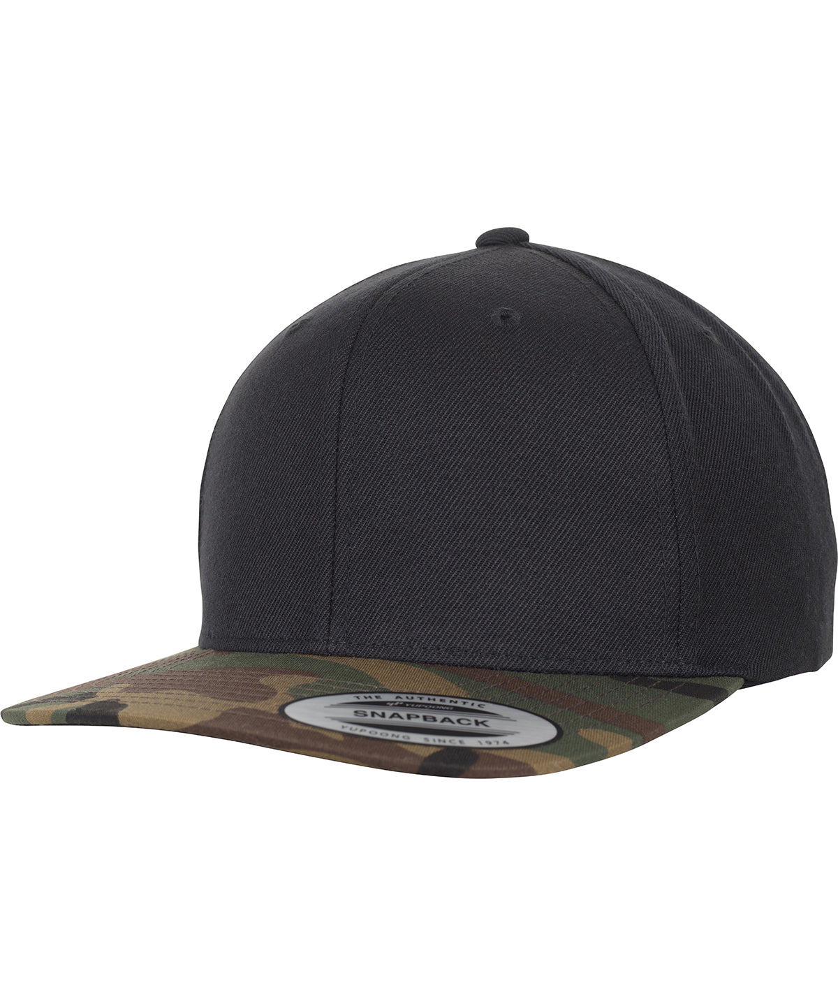 Personalised Caps - Camouflage Flexfit by Yupoong Classic snapback 2-tone camo (6089TC)