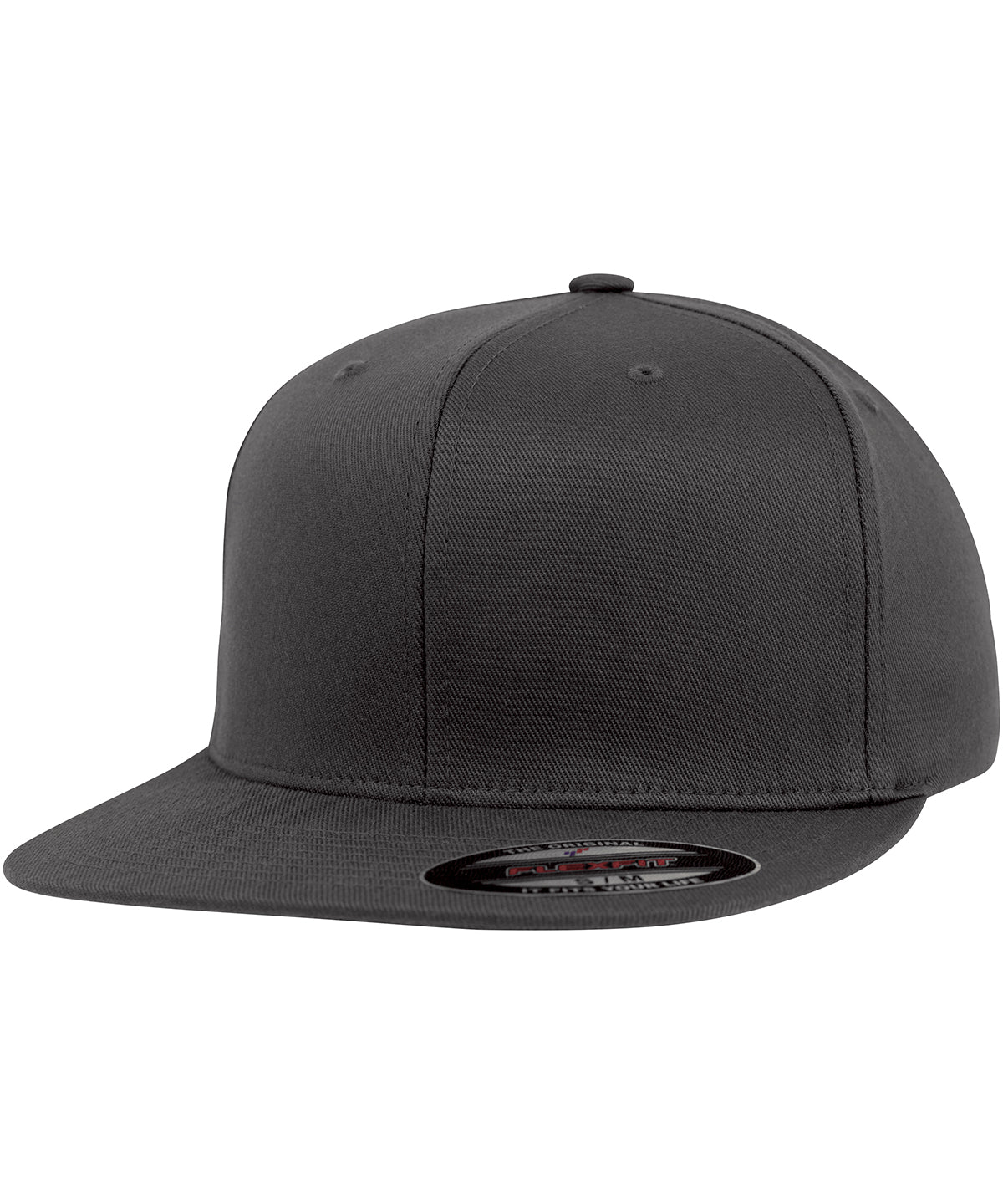 Personalised Caps - Black Flexfit by Yupoong Flexfit flat visor (6277FV)