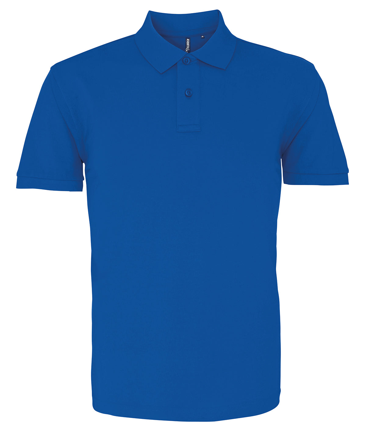 Personalised Polo Shirts - Black Asquith & Fox Men's organic polo