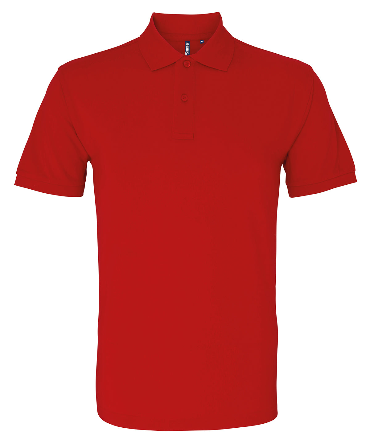 Personalised Polo Shirts - Black Asquith & Fox Men's organic polo