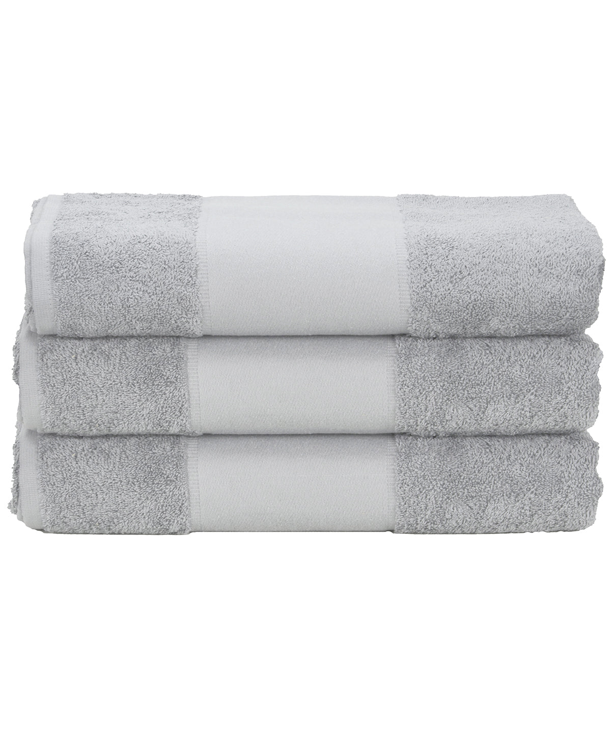 Personalised Towels - Light Grey A&R Towels ARTG® PRINT-Me® hand towel