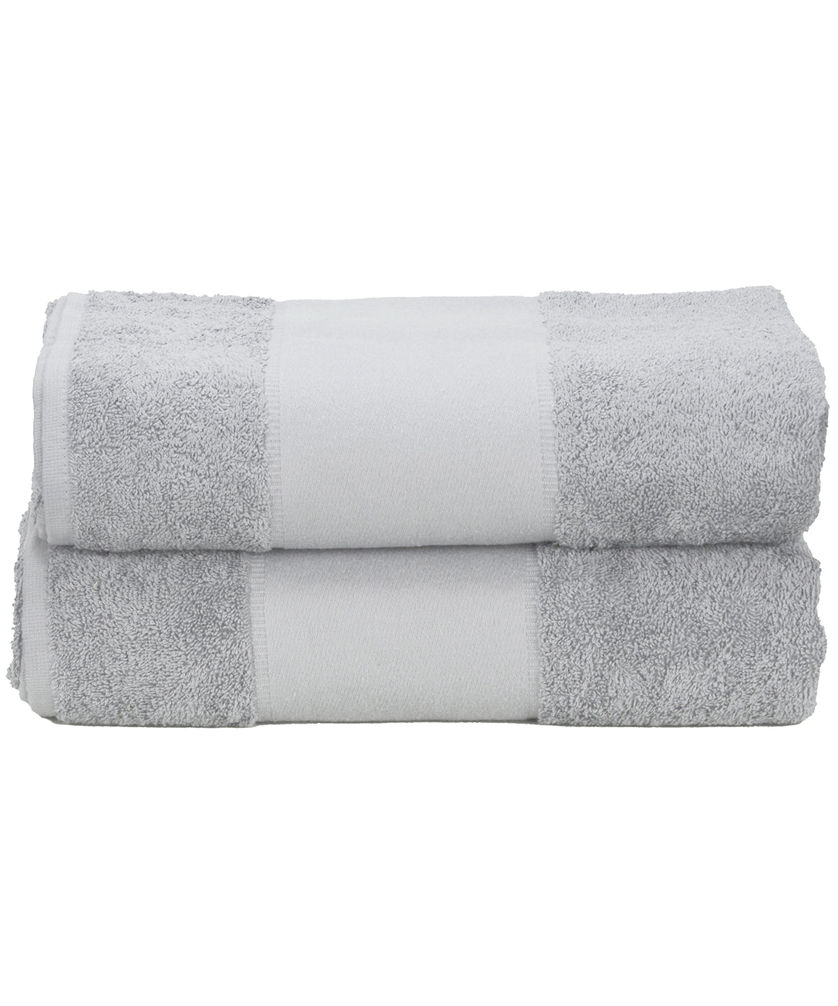 Personalised Towels - Light Grey A&R Towels ARTG® PRINT-Me® guest towel