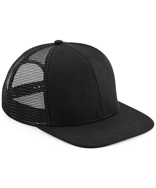 Personalised Caps - Black Beechfield Original flat peak 6-panel trucker