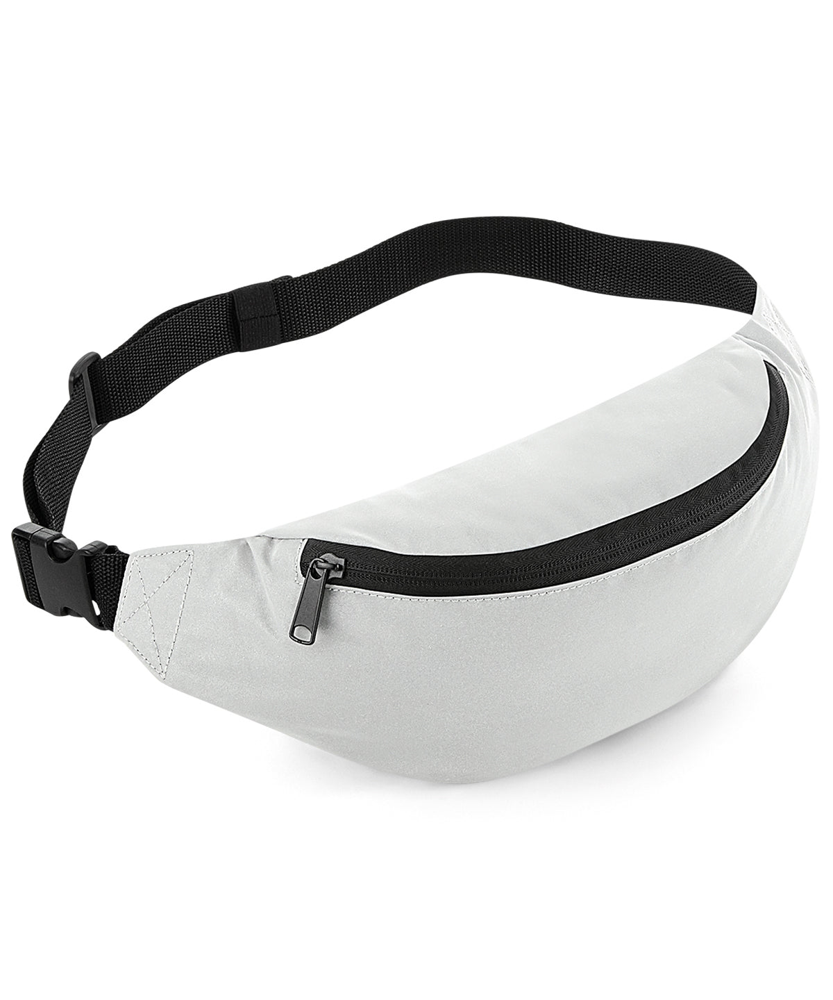 Personalised Bags - Silver Bagbase Reflective belt bag