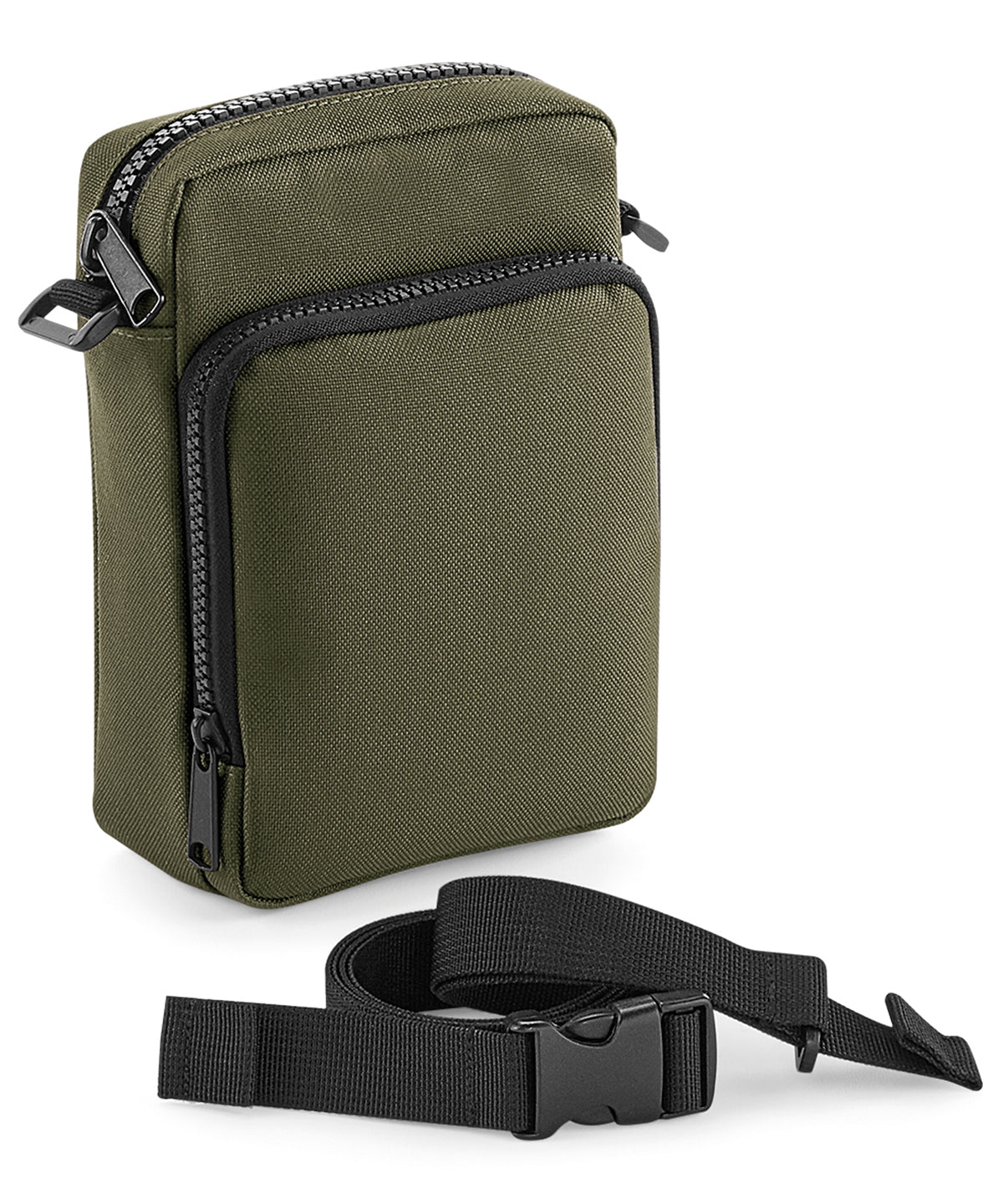 Personalised Bags - Dark Green Bagbase Modulr™ 1 litre multi pocket