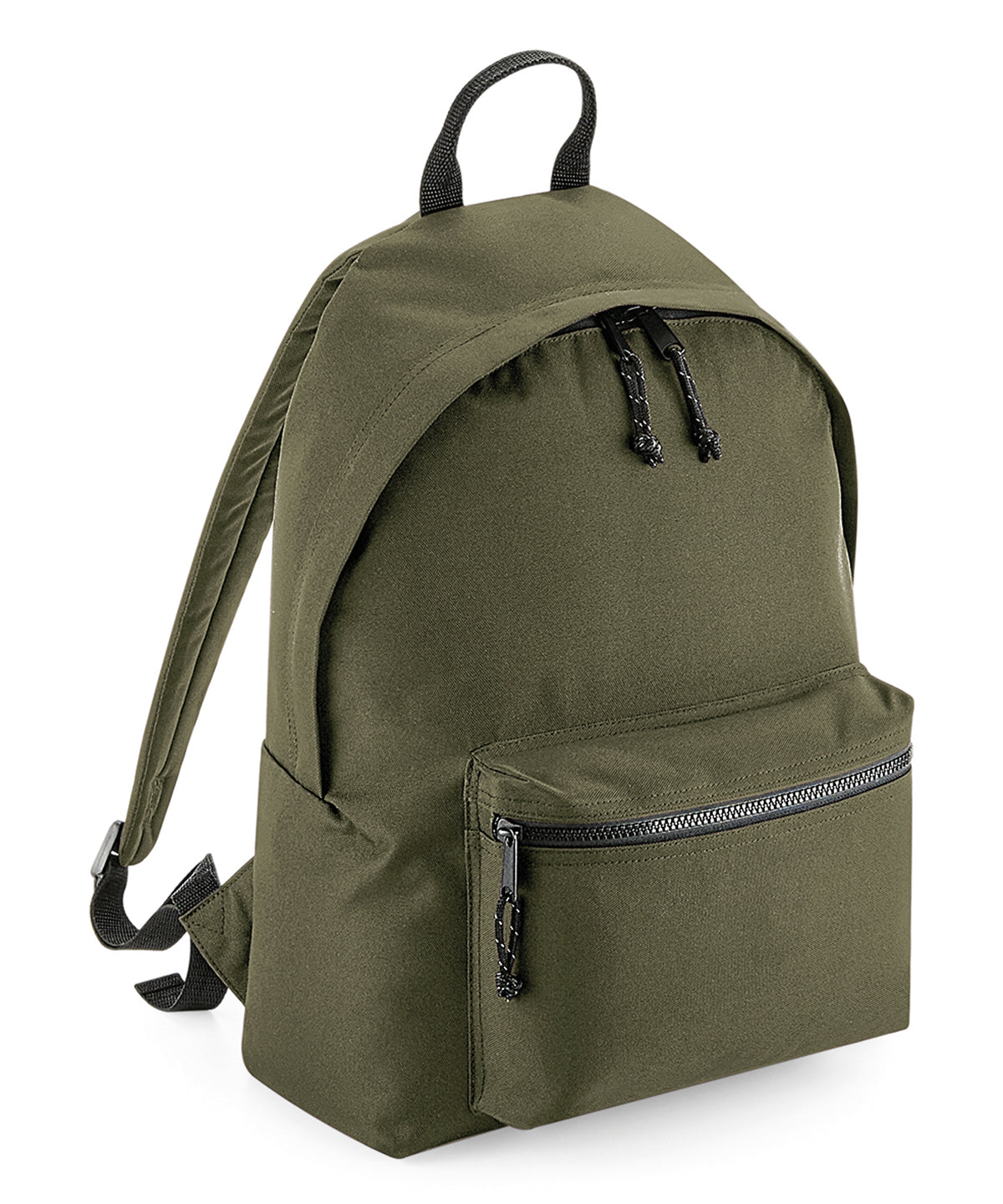 Personalised Bags - Dark Green Bagbase Recycled backpack