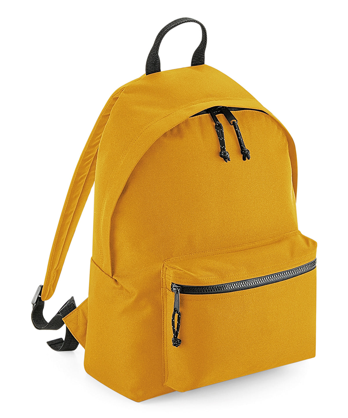 Personalised Bags - Mustard Bagbase Recycled backpack