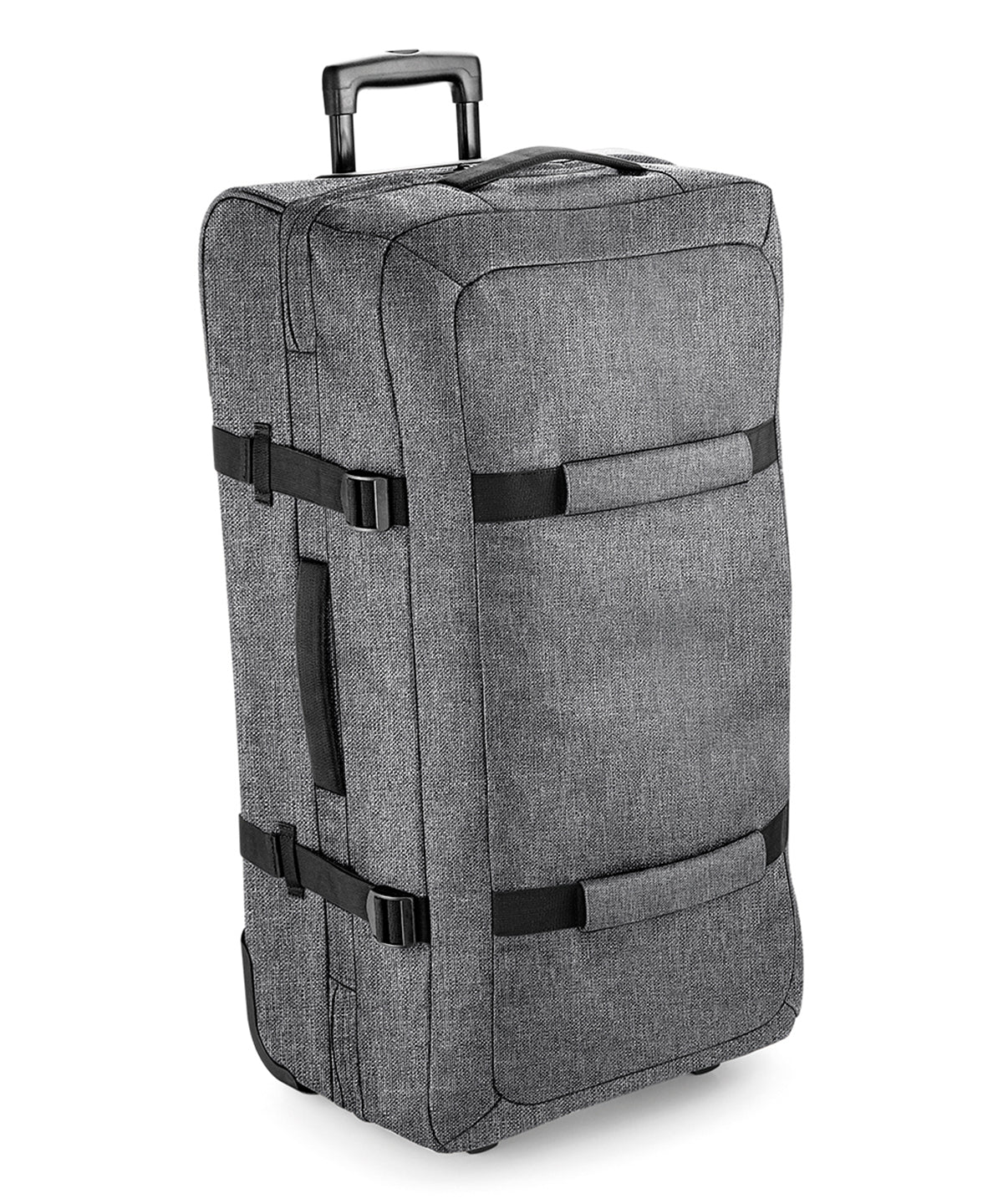 Personalised Bags - Heather Grey Bagbase Escape check-in wheelie