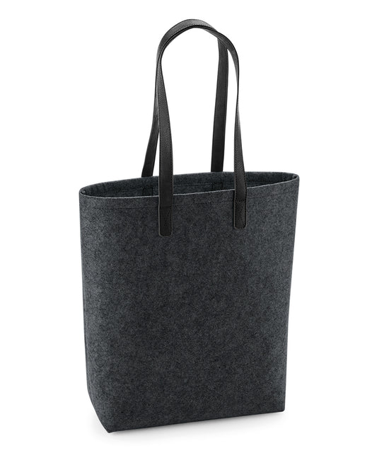 Personalised Bags - Dark Grey Bagbase Premium felt tote