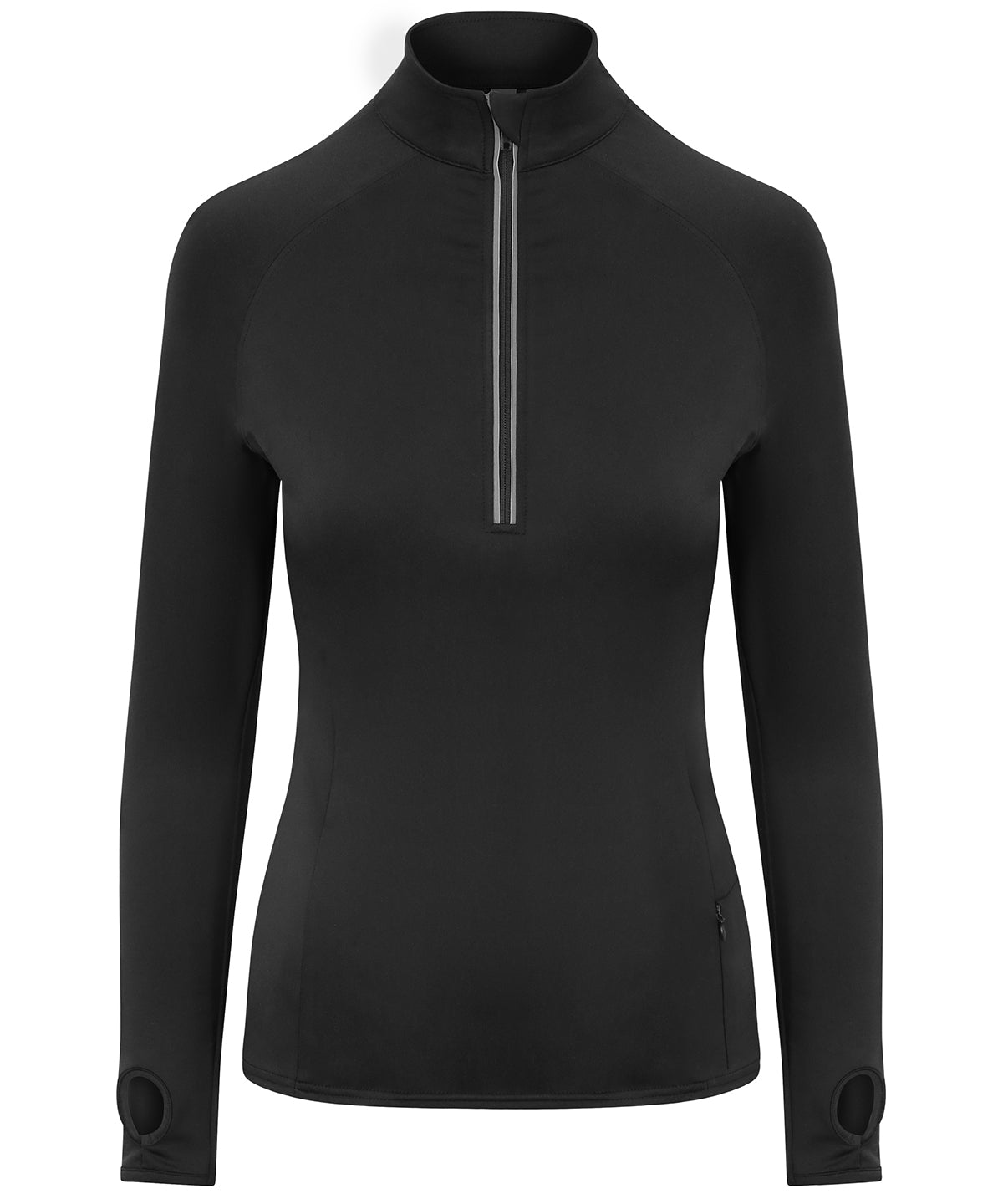 Personalised Sports Overtops - Navy AWDis Just Cool Women's Cool Flex long half-zip top