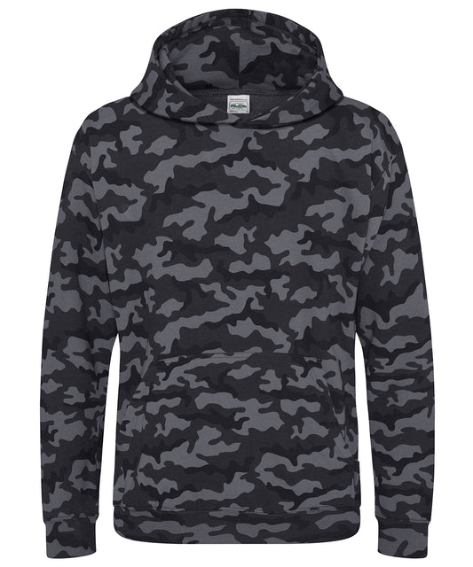 Personalised Hoodies - Camouflage AWDis Just Hoods Kids camo hoodie