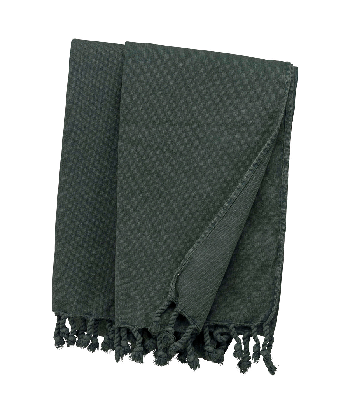Personalised Blankets - Dark Grey Kariban Vintage fouta