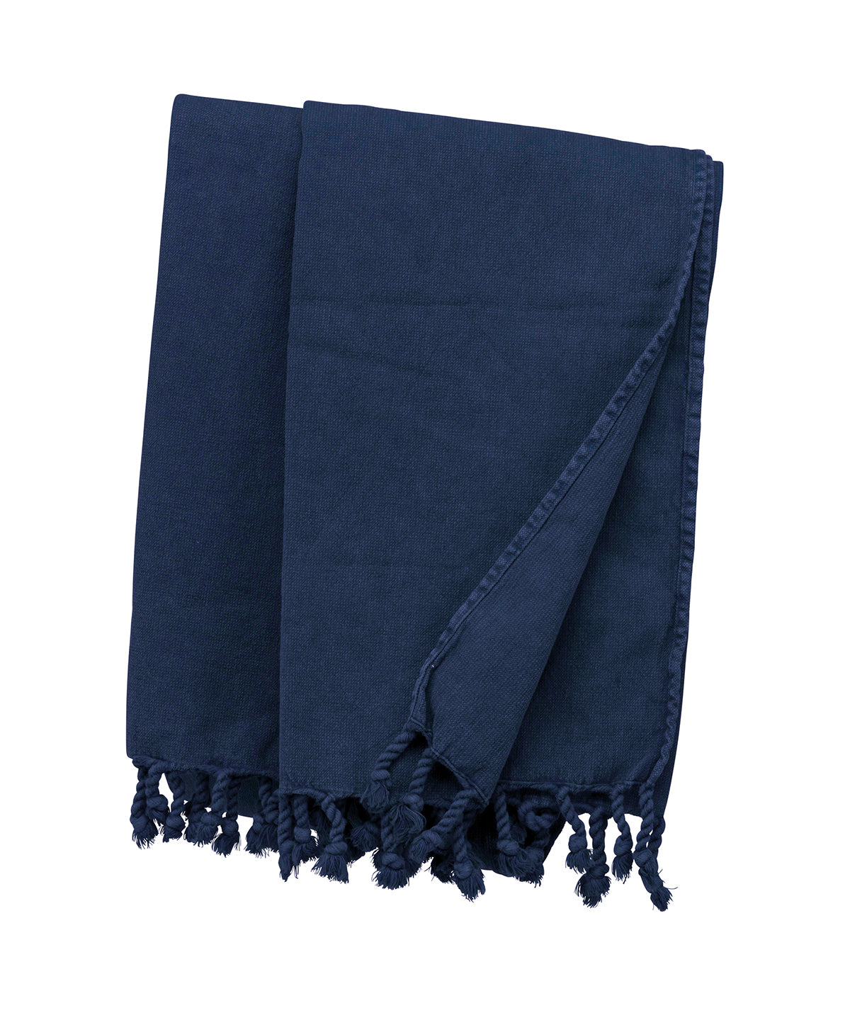 Personalised Blankets - Navy Kariban Vintage fouta
