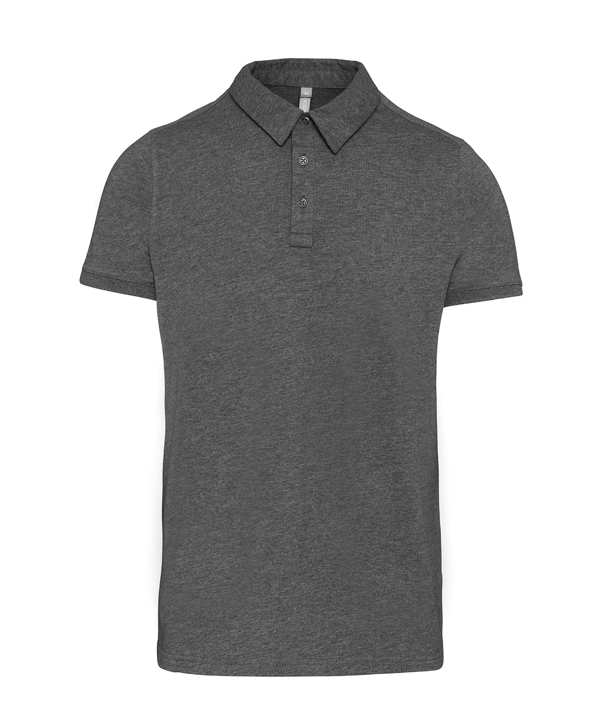 Personalised Polo Shirts - Black Kariban Jersey knit polo shirt