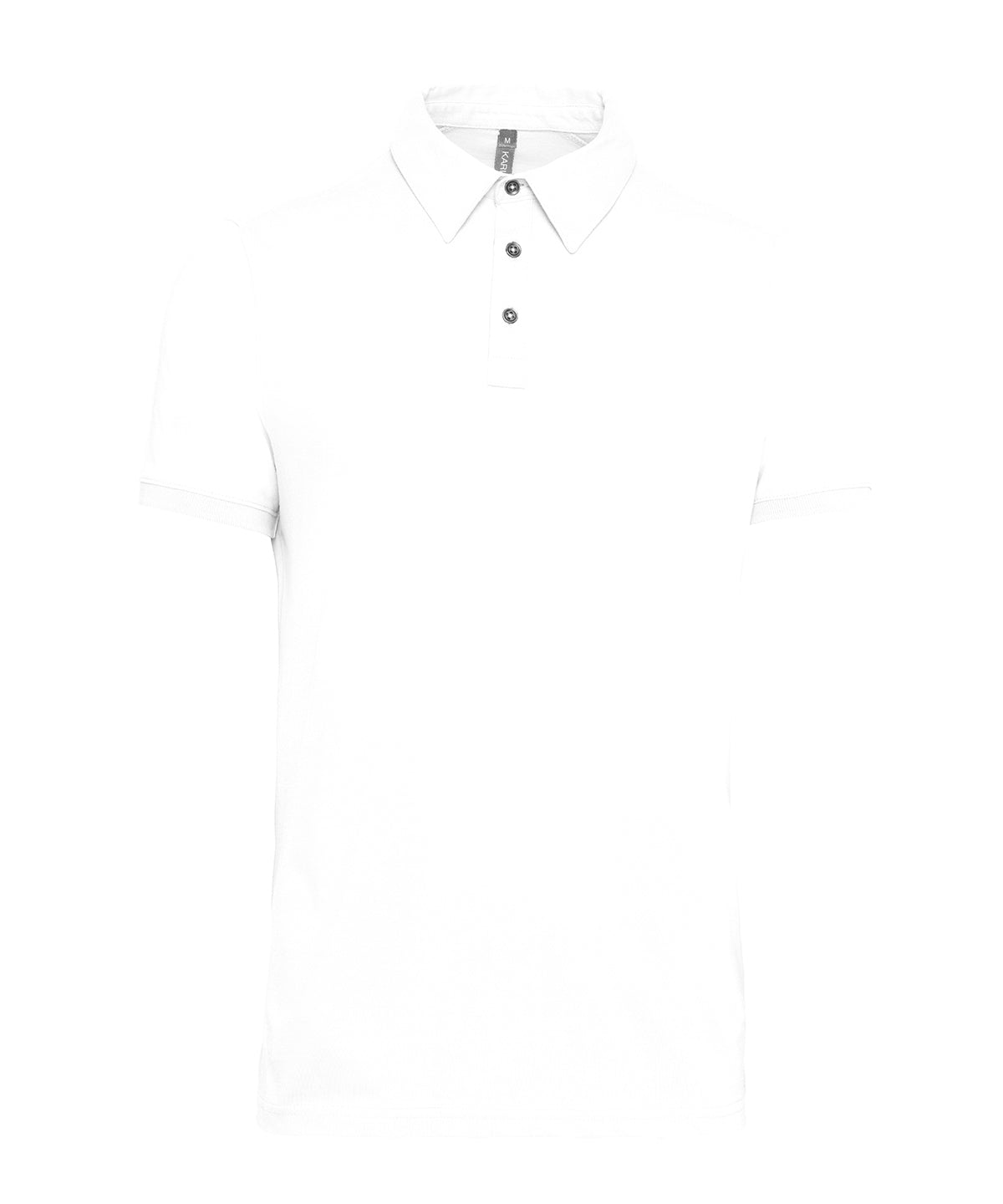 Personalised Polo Shirts - Heather Grey Kariban Jersey knit polo shirt