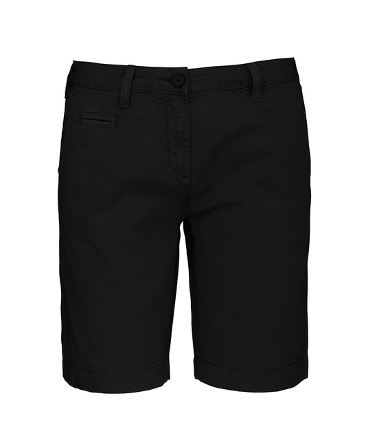 Personalised Shorts - Dark Grey Kariban Ladies' washed effect Bermuda shorts