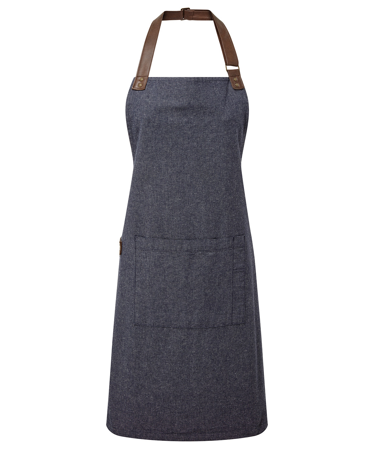 Personalised Aprons - Navy Premier Annex Oxford bib apron