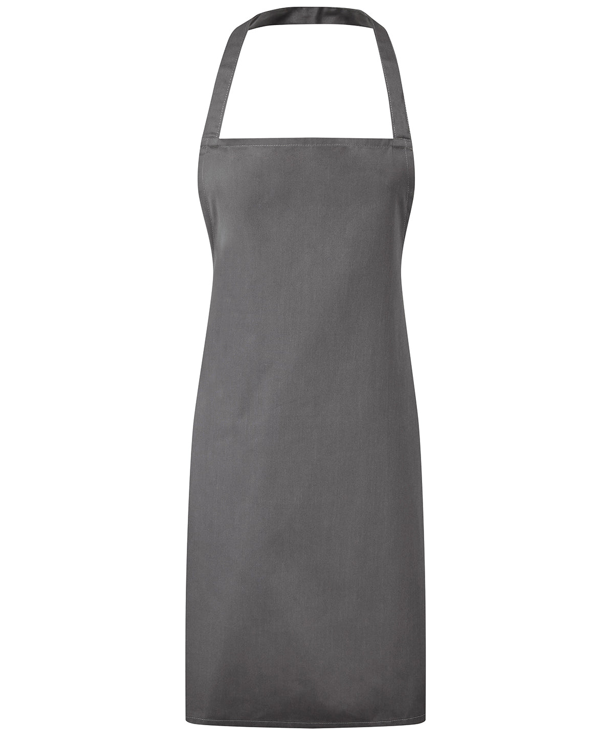 Personalised Aprons - Dark Grey Premier Essential bib apron