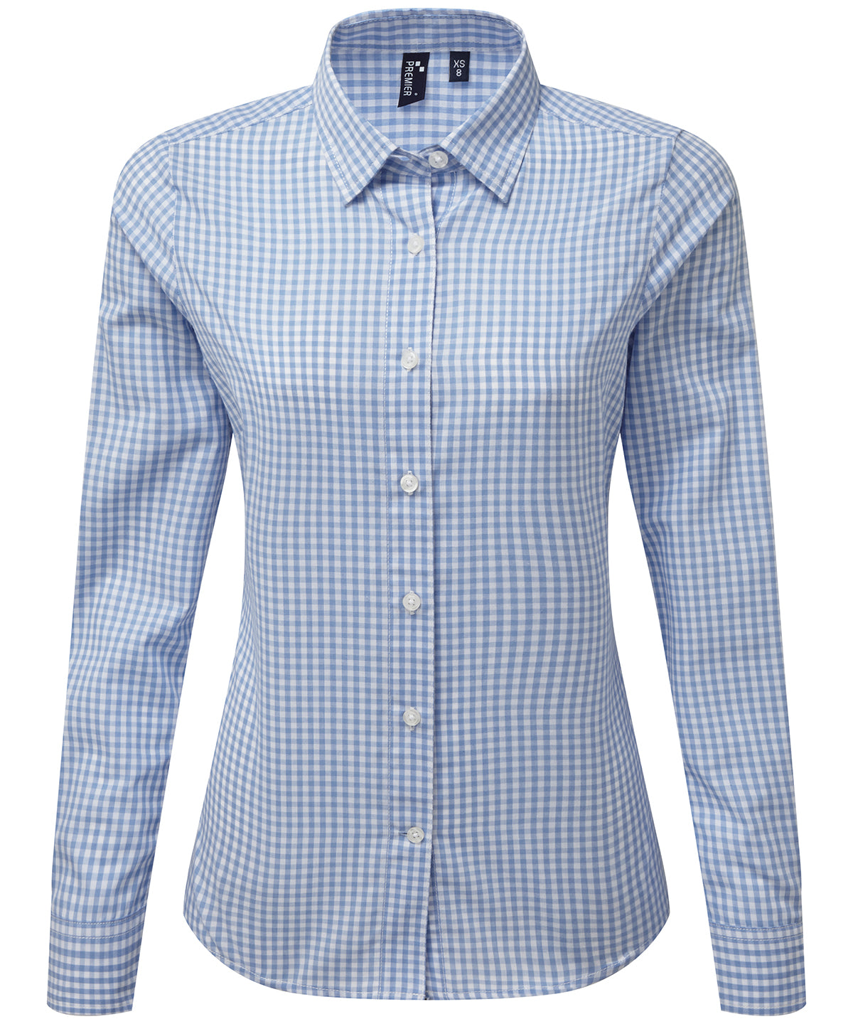 Personalised Blouses - Check Premier Women's Maxton check long sleeve shirt