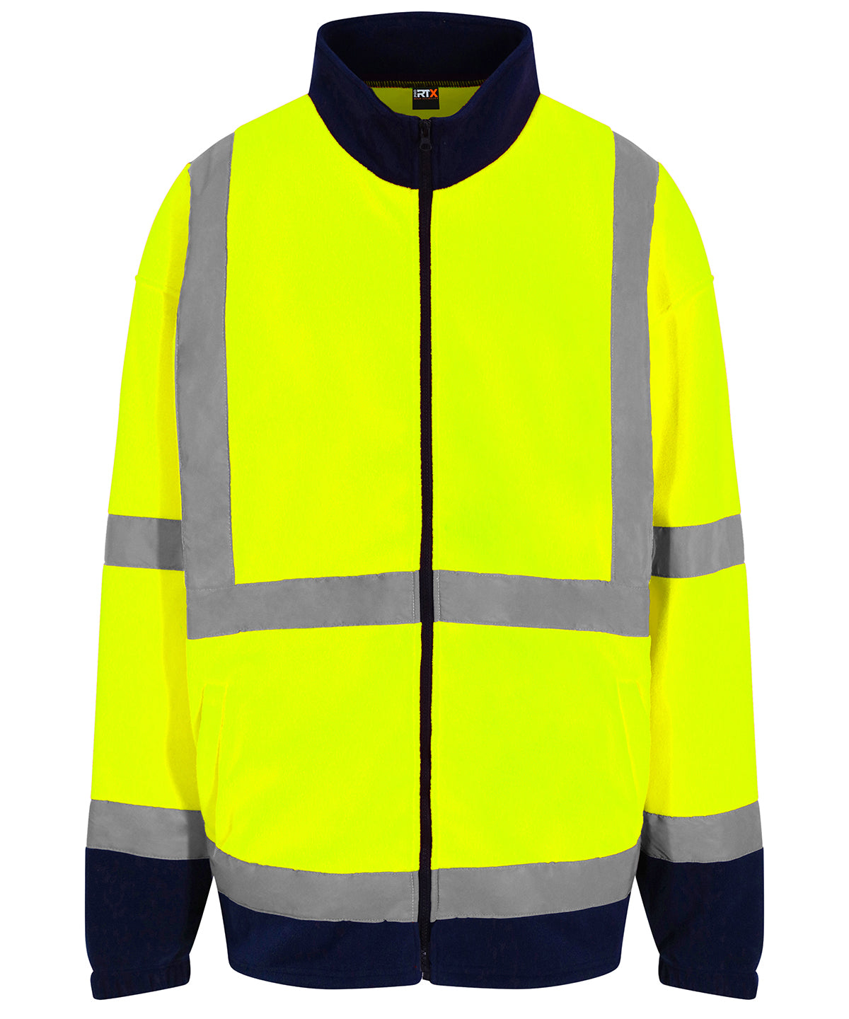 Personalised Jackets - Neon Orange ProRTX High Visibility High visibility full-zip fleece