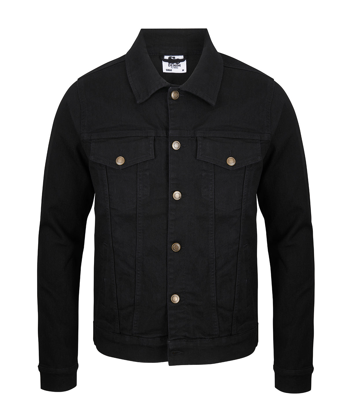 Personalised Jackets - Black AWDis So Denim Noah denim jacket