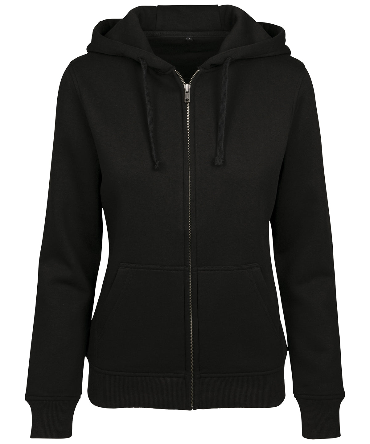 Personalised Hoodies - Black Build Your Brand Women's merch zip hoodie