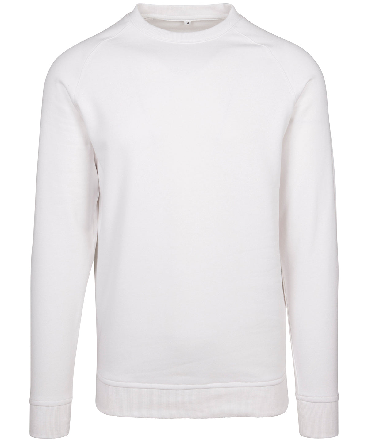 Personalised Sweatshirts - Black Build Your Brand Raglan sweat crew neck