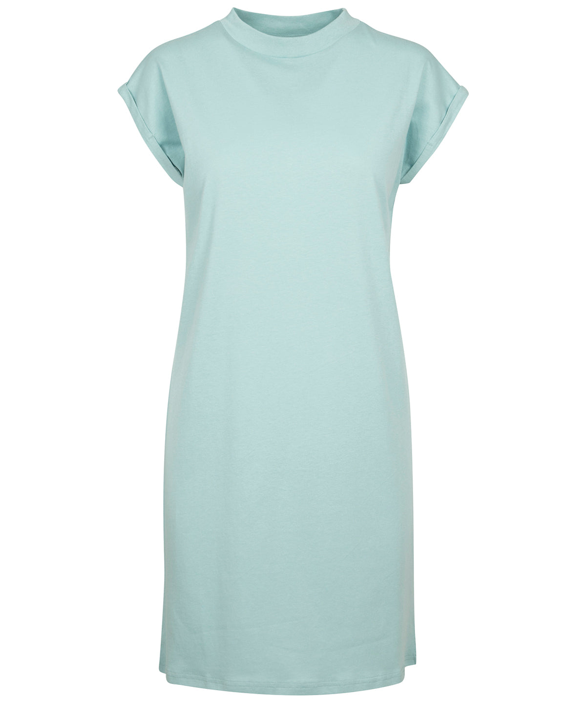 Personalised Dresses - Light Green Build Your Brand Women's turtle extended shoulder dress
