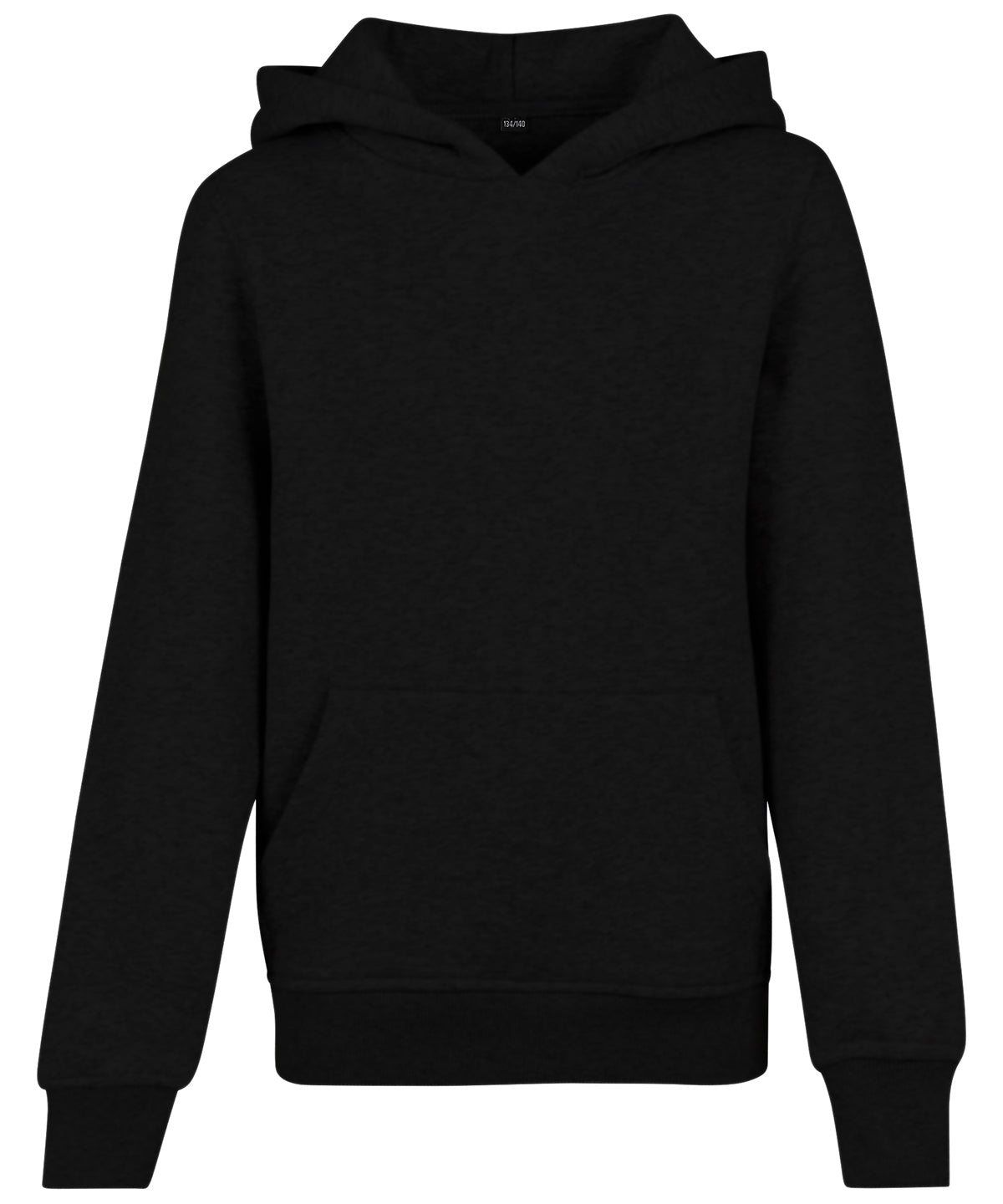 Personalised Hoodies - Black Build Your Brand Kids basic hoodie