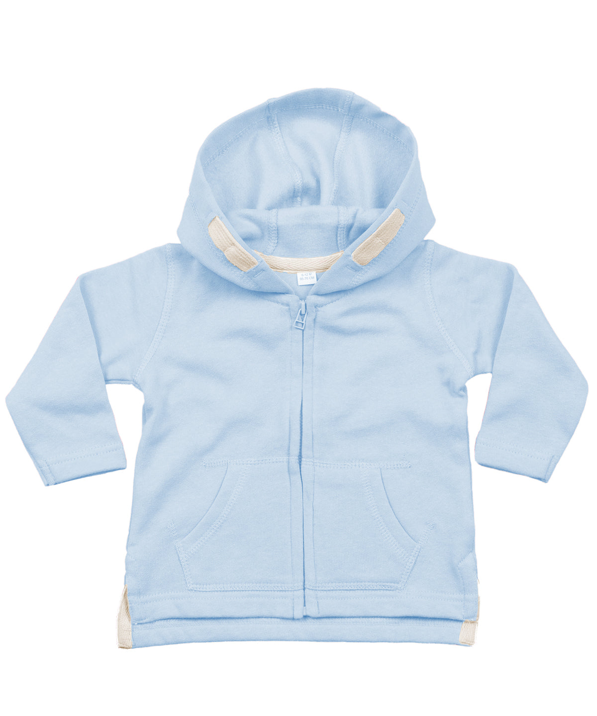 Personalised Hoodies - Babybugz Baby zipped hoodie