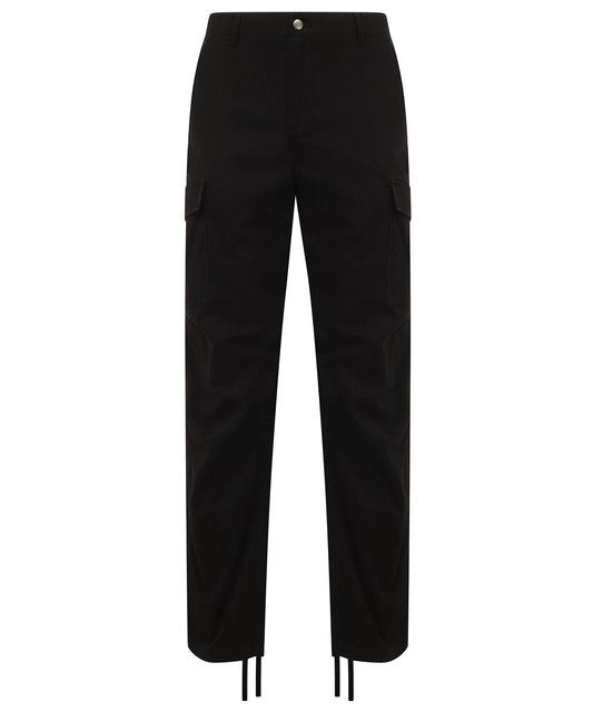 Personalised Trousers - Black Front Row Stretch cargo trousers