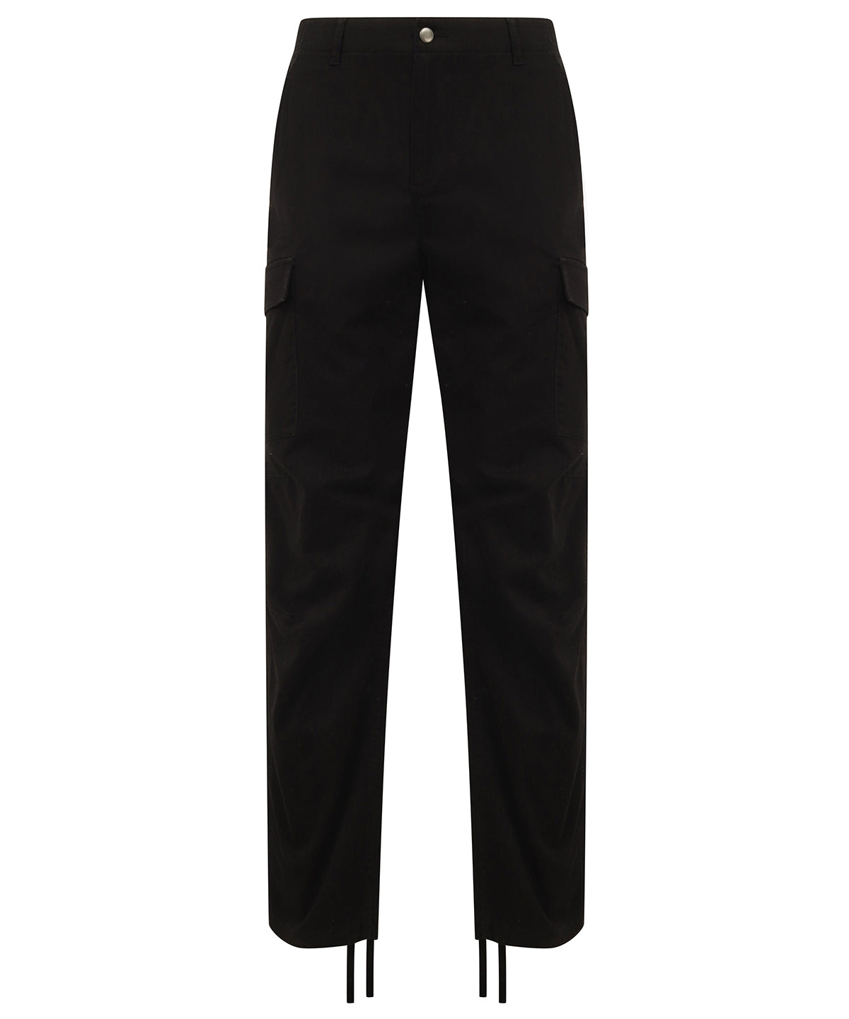 Personalised Trousers - Black Front Row Stretch cargo trousers