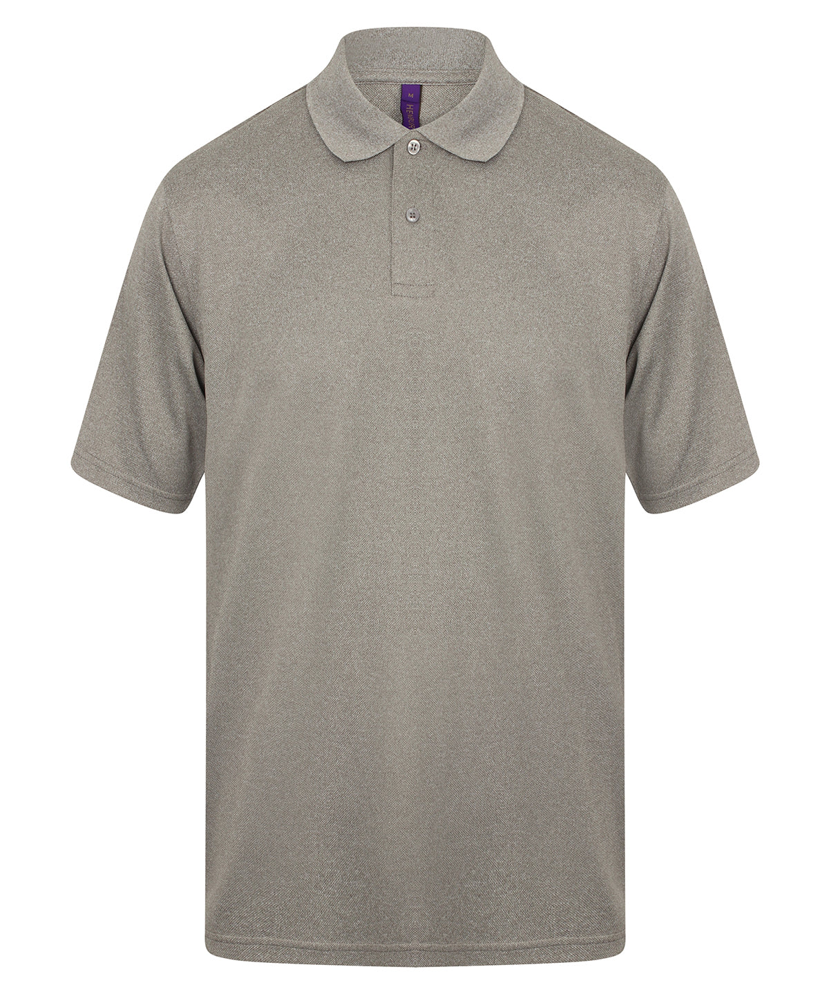 Personalised Polo Shirts - Black Henbury Coolplus® polo shirt