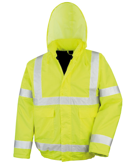 Personalised Jackets - Neon Yellow Result Core Core high-viz winter blouson