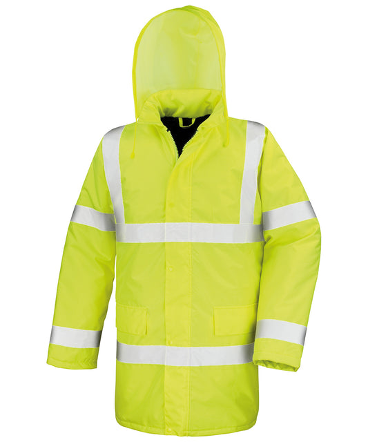 Personalised Jackets - Neon Yellow Result Core Core safety high-viz coat