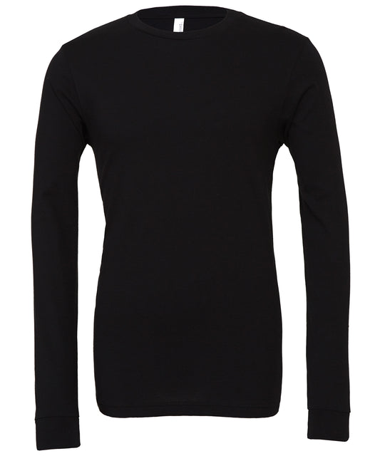 Personalised T-Shirts - Black Bella Canvas Unisex Jersey long sleeve tee