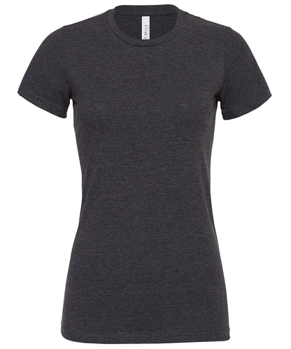 Personalised T-Shirts - Heather Grey Bella Canvas Women's relaxed Jersey short sleeve tee