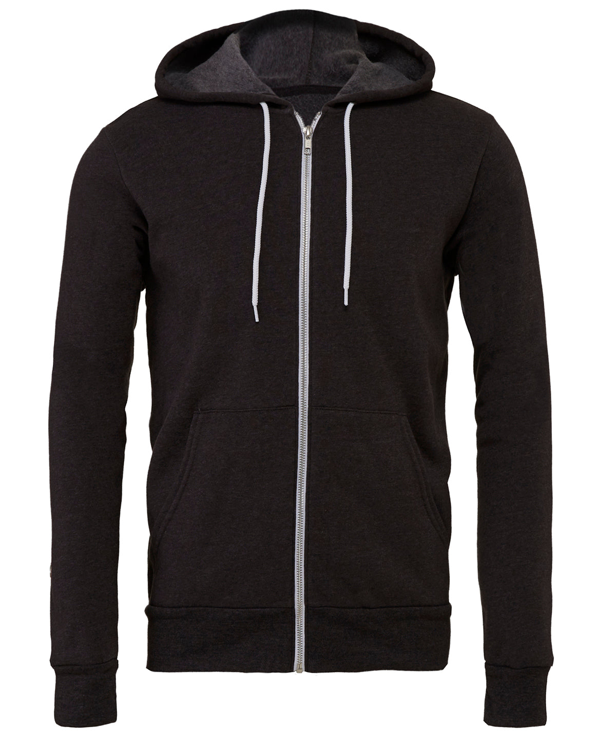 Personalised Hoodies - Navy Bella Canvas Unisex polycotton fleece full-zip hoodie
