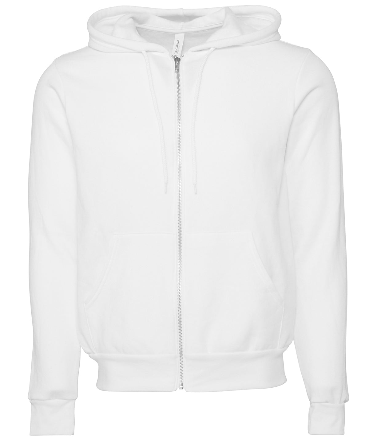 Personalised Hoodies - Light Pink Bella Canvas Unisex polycotton fleece full-zip hoodie