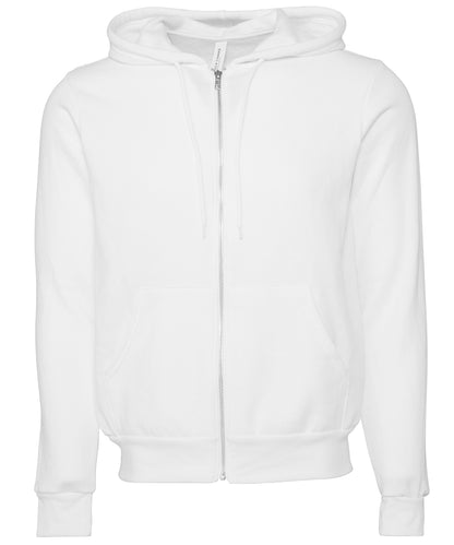 Personalised Hoodies - Light Pink Bella Canvas Unisex polycotton fleece full-zip hoodie