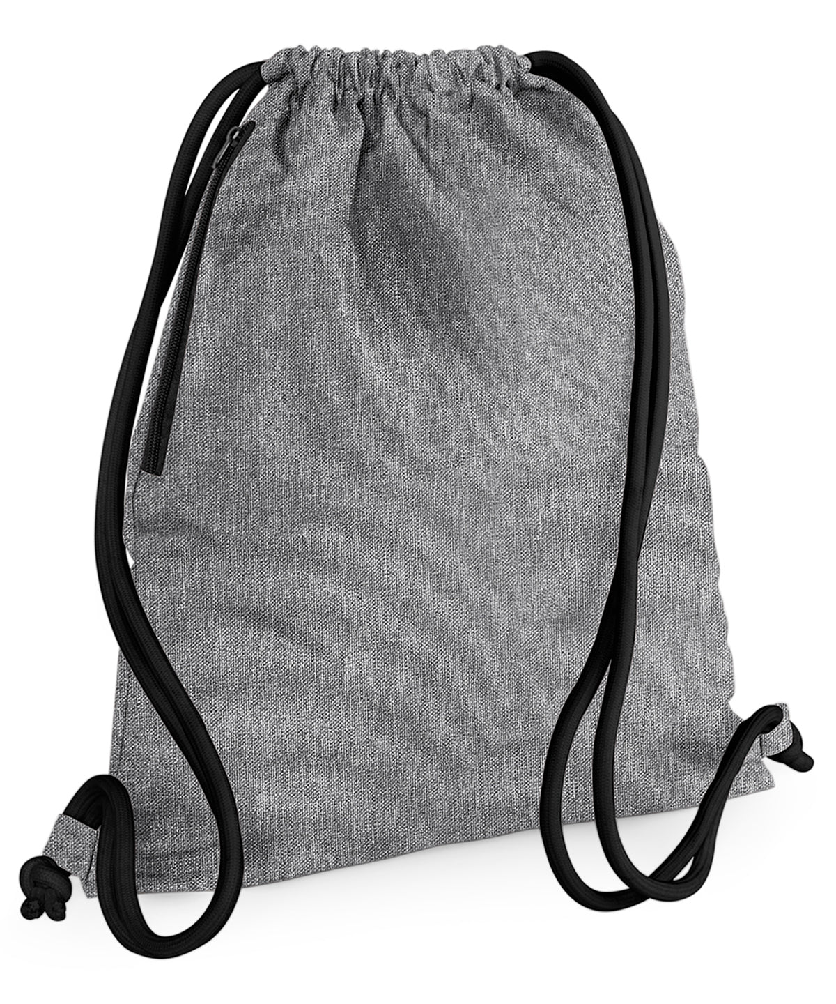 Personalised Bags - Heather Grey Bagbase Icon gymsac