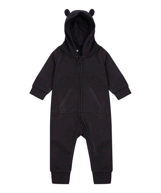Personalised Onesies - Black Larkwood Fleece all-in-one